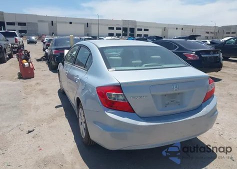 2012 Honda Civic Lx z USA, uszkodzony, nr VIN 19XFB2F5XCE360276